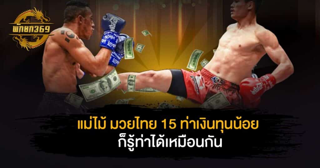 แม่ไม้ มวยไทย 15 ท่า เงินทุนน้อย ก็รู้ท่าได้เหมือนกัน